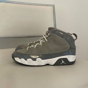 Nike/ Jordan- size: 3, color: grey, condition: used, these shoes are Jordan 9s.